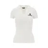 Balenciaga White Short-sleeve Nano Bb Tank Top In White