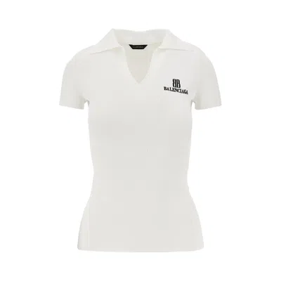 BALENCIAGA BB EMBROIDERY POLO SHIRT