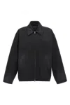 Balenciaga Bb Garderobe Embroidered Zipped Jacket In Black