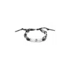 Balenciaga Bb Icon Lace Bracelet In Metallic