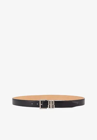 BALENCIAGA BB ICON LEATHER BELT