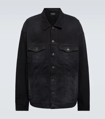 BALENCIAGA BB ICON OVERSIZED DENIM JACKET
