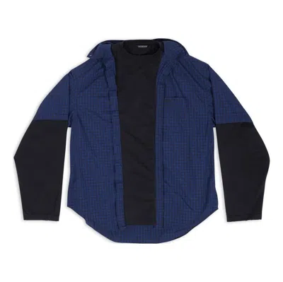 Balenciaga Bb Icon Trompe L'oeil Shirt 'navy Black' In Blue