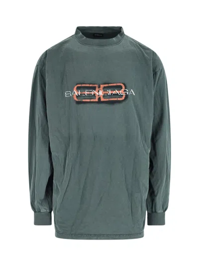 BALENCIAGA BB INCON STENCIL T-SHIRT