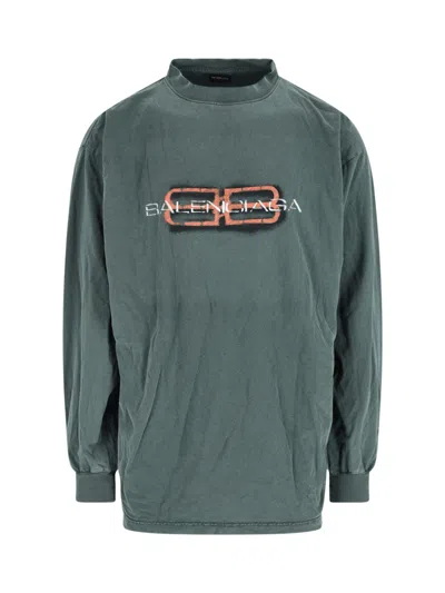 BALENCIAGA 'BB INCON STENCIL' T-SHIRT