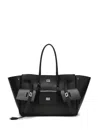 Balenciaga Bb Large Bel Air Carry All Bag Black In Black