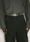 Balenciaga Men Bb Large Belt In Brown
