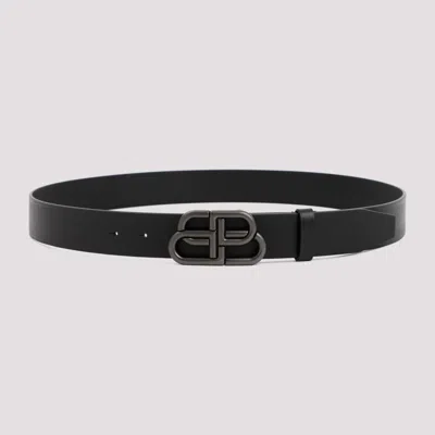BALENCIAGA BB LEATHER BELT