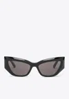 Balenciaga Bold Butterfly Silhouette Sunglasses