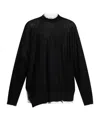 Balenciaga Sweater With A Vintage Effect In Black