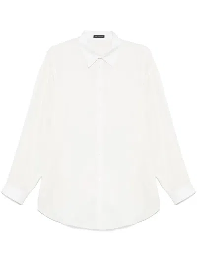 Balenciaga Hemd Mit Bb-logo In White