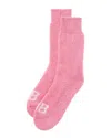 Balenciaga Bb Logo Socks In Black