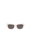 Balenciaga Bb-logo Sunglasses In White