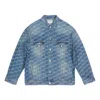 Balenciaga Bb Monogram Large Fit Jacket 'blue'