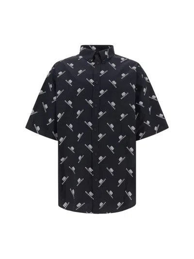 BALENCIAGA BB MONOGRAM LOGO SHIRT