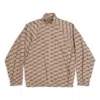 Balenciaga Bb Monogram Tracksuit Jacket Regular Fit 'beige Brown'