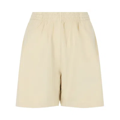 Pre-owned Balenciaga Bb Paris Icon Sweatshorts 'cream/black' | Women's Size Xxs In White