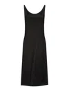 Balenciaga Bb Paris Jacquard Midi Dress In Black