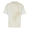 Balenciaga Bb Paris Strass T-shirt Medium Fit 'dirty White'