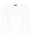 Balenciaga Bb-pattern Open-knit Jumper In White