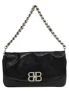 Balenciaga Small Leather Soft Flap Shoulder Bag