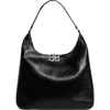 Balenciaga Bb Soft Lambskin Leather Hobo Bag In 1000 Black