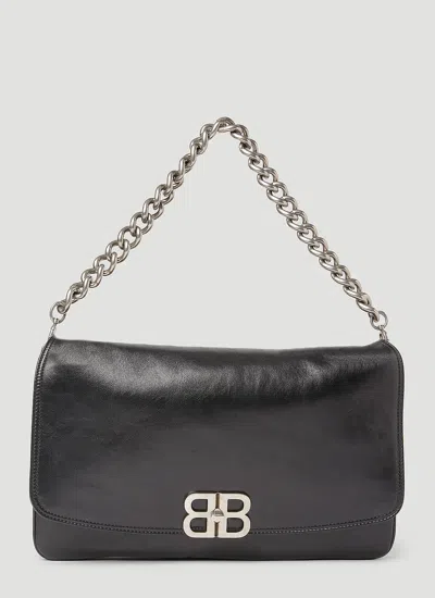 BALENCIAGA BB SOFT LARGE FLAP SHOULDER BAG