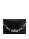 Balenciaga Bb Soft Large Leather Handbag In Black
