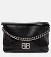 BALENCIAGA BB SOFT LARGE LEATHER SHOULDER BAG