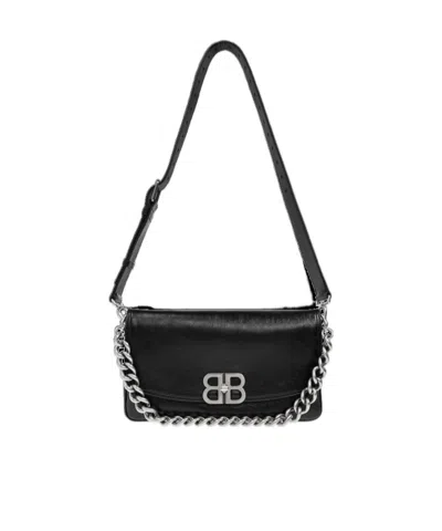 BALENCIAGA BALENCIAGA LOGO PLAQUE SHOULDER BAG