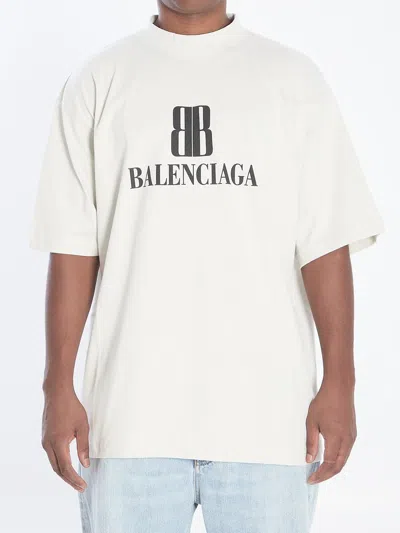BALENCIAGA BB T-SHIRT IN COTTON
