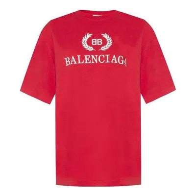 Balenciaga Bb T-shirt 'red White'