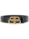 Balenciaga Women's Bb Croco Belt 25cm