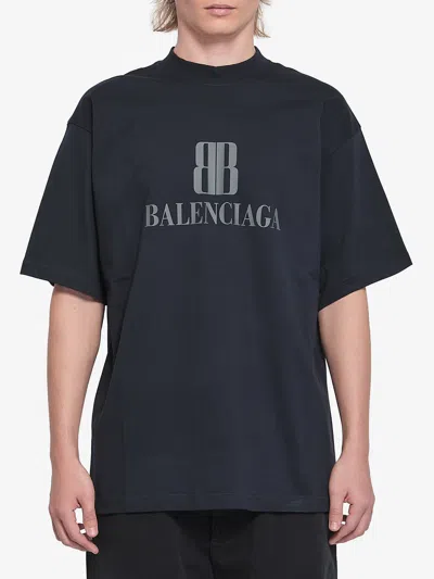 BALENCIAGA BB TSHIRT IN COTTON