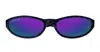Balenciaga - Bb0007s-011 - Black / Violet In Multi