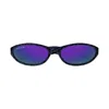 Balenciaga Bb0007s-011 Violet-violet-violet In Violet-violet-violet