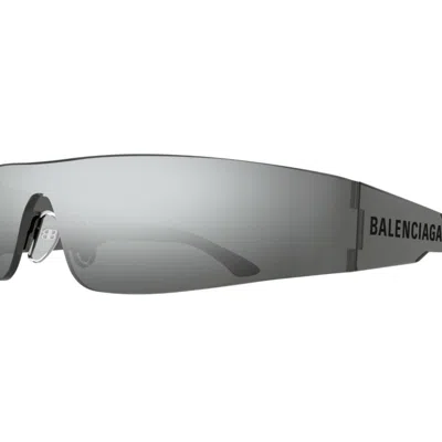 Balenciaga Bb0041s-002silver-silver-silver In Gray