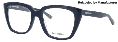 Balenciaga Bb0062o Acetate Eyeglasses For Men In Blue