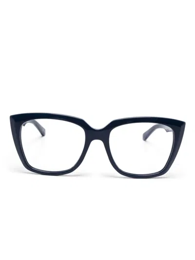 Balenciaga Bb0062o Glasses In Blue