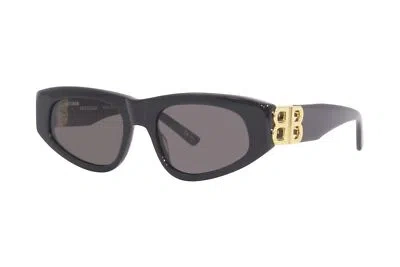 Pre-owned Balenciaga Bb0095s Black One Size In Gray