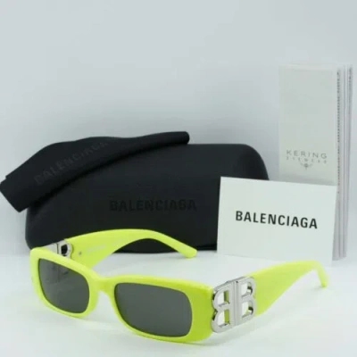 Pre-owned Balenciaga Bb0096s 008 Yellow/silver/gray 51-18-130 Sunglasses