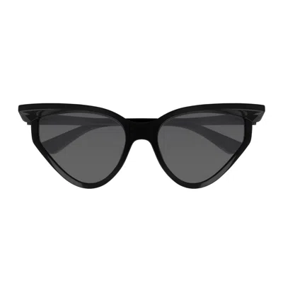 Balenciaga Bb0101s Linea Extreme 001 Black Grey Sunglasses