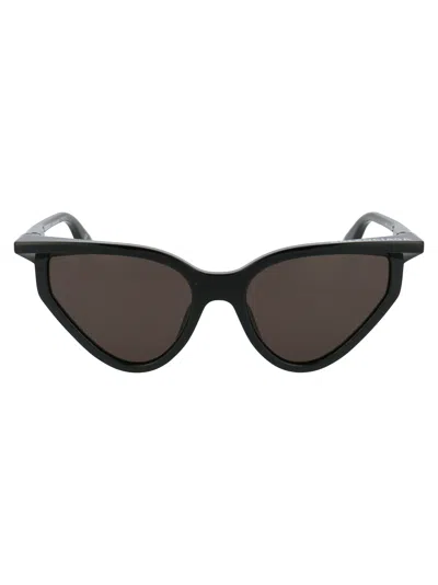 Balenciaga Bb0101s Sunglasses In 001 Black Black Grey