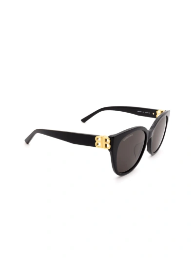 Balenciaga Bb0103sa Sunglasses In Black Gold Grey