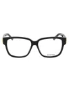 Balenciaga Black Acetate Optical Glasses In Black