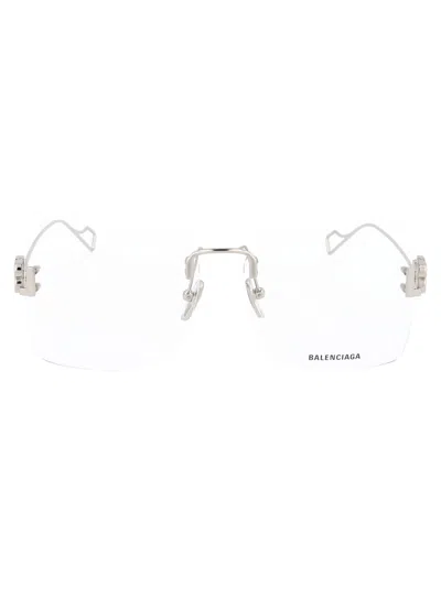 Balenciaga Bb0113o Glasses In Silver