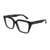Balenciaga Rectangle Tortoiseshell Frame Glasses In Havana