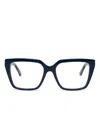 Balenciaga Bb0130o Glasses In Blue