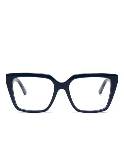 Balenciaga Bb0130o Glasses In Blue