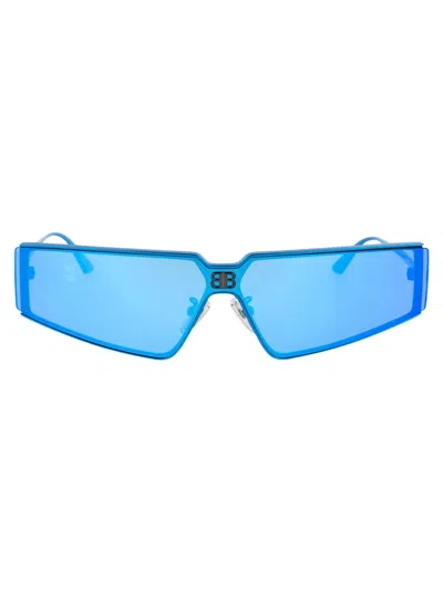 Balenciaga Bb0192s Sunglasses In 003 Light Blue Light Blue Blue